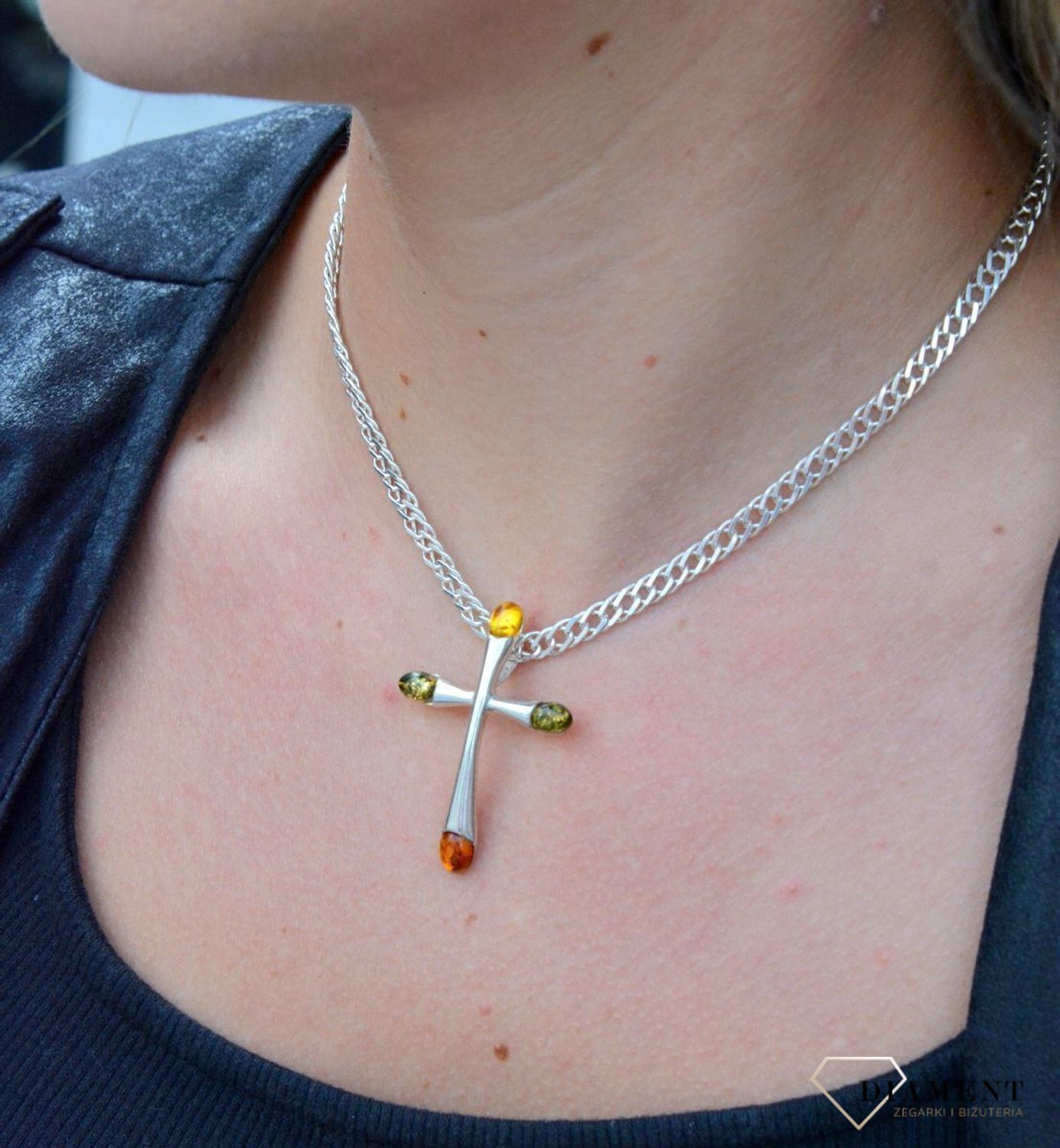 Łańcuszek srebrny 925 rombo DIA-LAN-571371-80-925 4,6mm-4,8m. Łańcuszek męski srebrny. Łańcuszek srebrny rombo (2).jpg